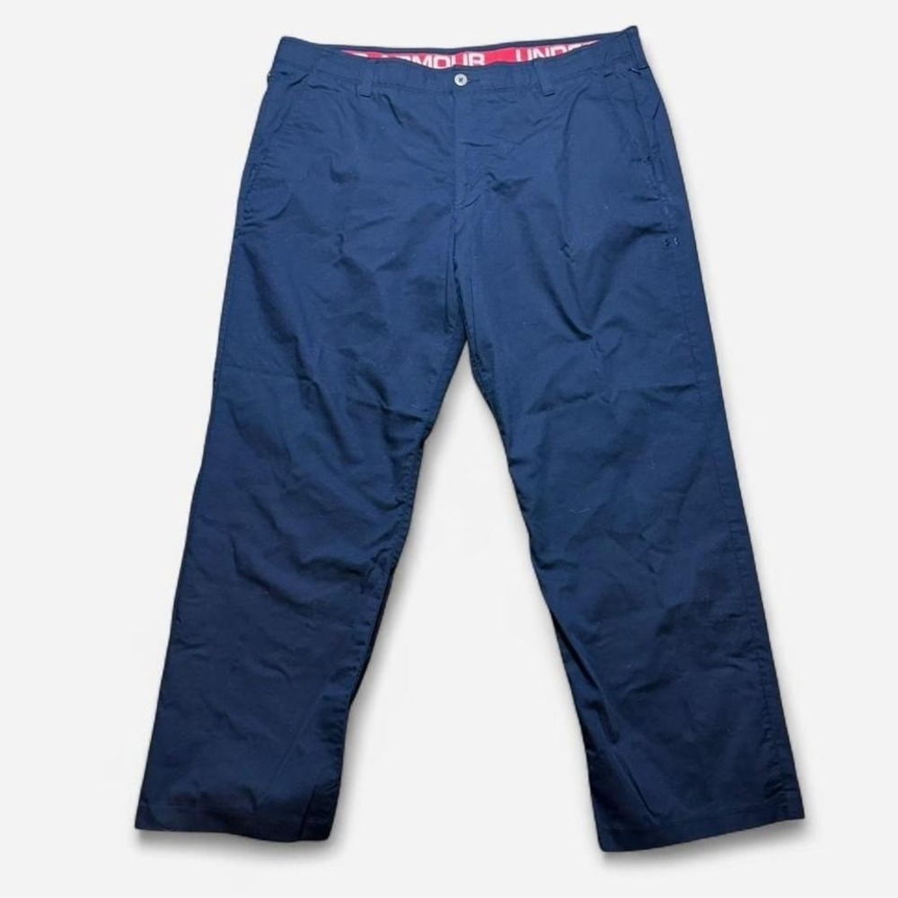 Under Armour Lightweight Navy Blue‎ Golf Straight Fit Pants Size 42x30